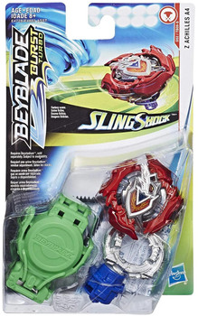 HASBRO Z Achilles A4 Burst Turbo Slingshock Beyblade Starter Pack E4728