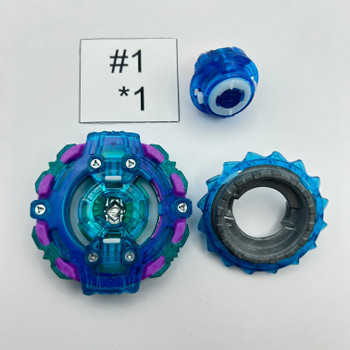 TAKARA TOMY Poison Hydra Zan Rise Random Layer Vol. 2 01 Custom Combo Burst GT Beyblade B-147 [USED]