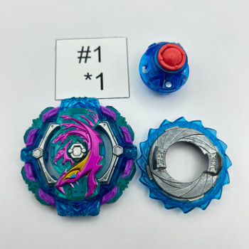 TAKARA TOMY Poison Hydra Zan Rise Random Layer Vol. 2 01 Custom Combo Burst GT Beyblade B-147 [USED]