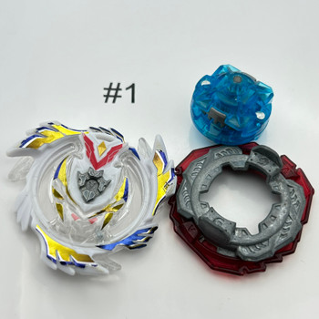 TAKARA TOMY God Valkyrie 6Vortex Reboot Holy Knight Version, White Chip, Burst Beyblade B-00 [USED]