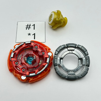 TAKARA TOMY Glide Ragnaruk Wheel Rise 1S Beyblade B-161 [USED]