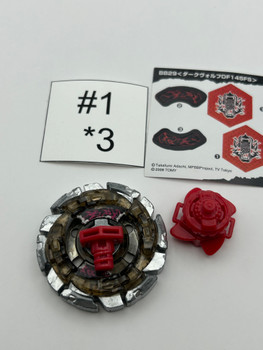 TAKARA TOMY Dark Wolf DF145FS Beyblade Metal Fight / Metal Fusion BB-29 Listing Three [USED]