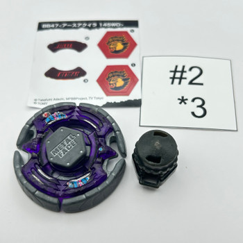 TAKARA TOMY Earth Eagle / Aquila 145WD Mold Two Beyblade Metal Fight / Metal Fusion BB-47 Listing Three [USED]