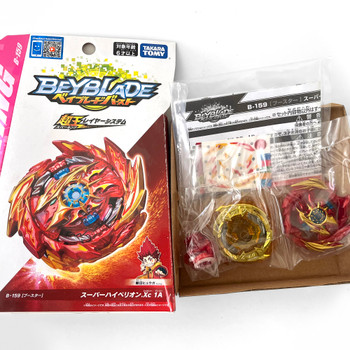 TAKARA TOMY Super Hyperion .Xc 1A Burst Superking Beyblade B-159 [Special Gold Chassis Re-Color Version]