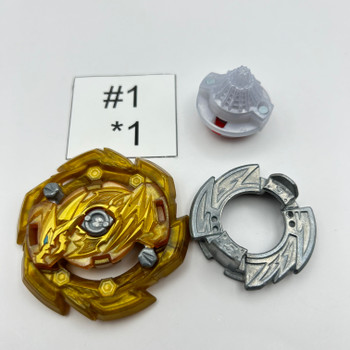 TAKARA TOMY Rock Dragon 5 Jaggy' Sou (Gold Turbo Ver.) B-158 03 Burst Rise Gatinko Beyblade [USED]