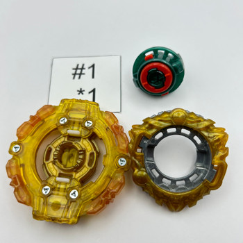 TAKARA TOMY Poison Hydra 8'Angle Fusion' Gen (Gold Turbo Ver.) B-158 04 Burst Rise Gatinko Beyblade [USED]