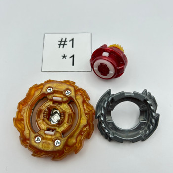 TAKARA TOMY Bushin Ashura 13 Anchor Sen (Gold Turbo Ver.)  B-158 06 Burst Rise Gatinko Beyblade  [USED]