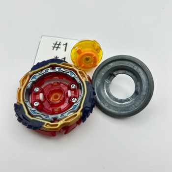 TAKARA TOMY Dynamite Kerbeus Over Bearing' - 0 Burst DB Ultimate QuadDrive Beyblade B-198 04 [USED]