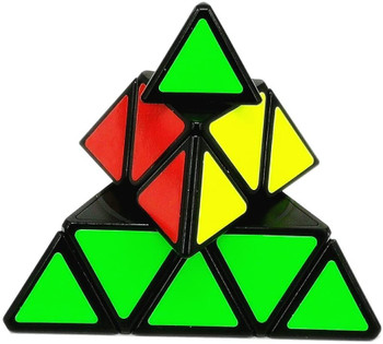 3x3 Pyramid / Pyraminx Speed Cube Magic Twist 3D Puzzle Brain Teaser 