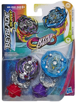 HASBRO Gargoyle G5 & Cosmic Kraken K5 Burst Rise HyperSphere Beyblade Dual Pack E7727