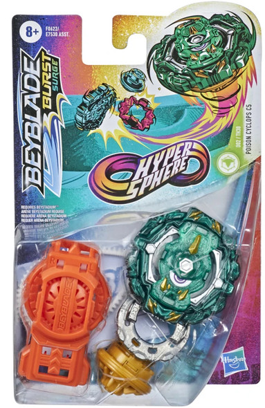  HASBRO Poison Cyclops C5 Knuckle Guardian-H Burst Surge HyperSphere Beyblade F0622