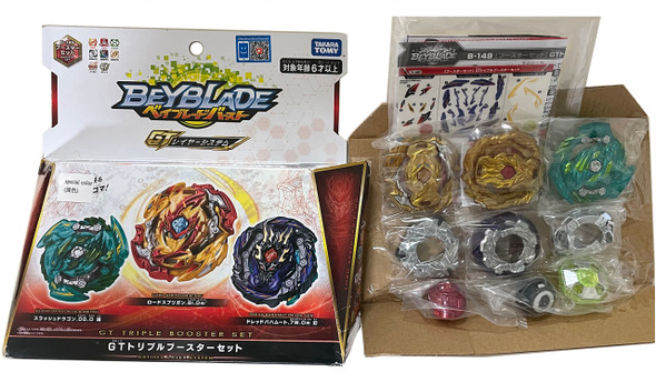 TAKARA TOMY Beyblade Burst GT Triple Booster Set B-149