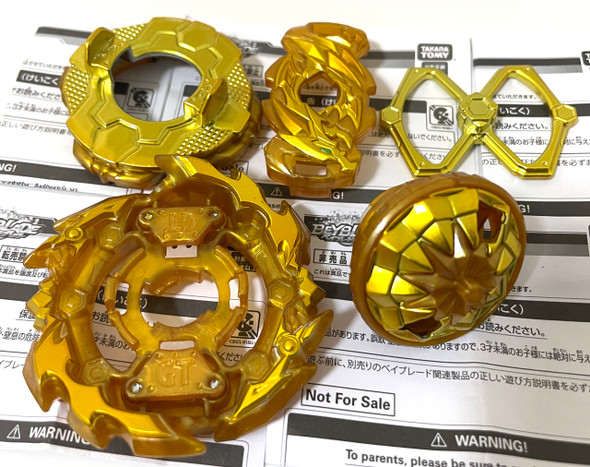 TAKARA TOMY Rare Gold Ace Dragon .St.Ch Burst GT Rise Beyblade B-133 / B-00 NWOP