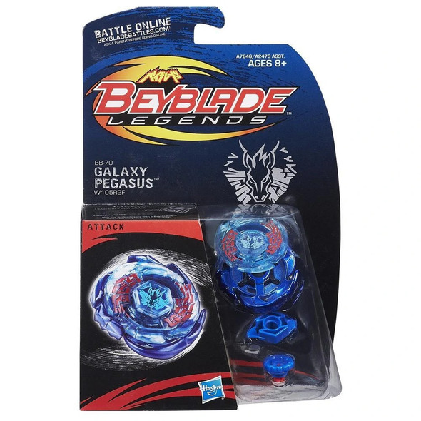 HASBRO Galaxy Pegasus / Pegasis W105R²F Legends Beyblade BB-70