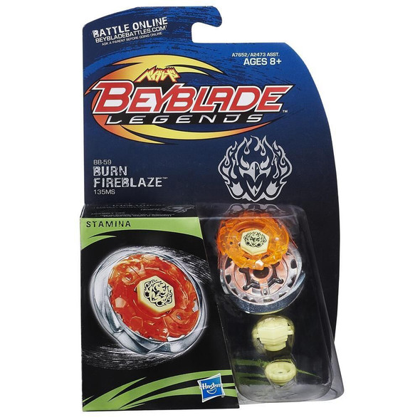 HASBRO Burn Fireblaze / Phoenix 135MS Legends Beyblade BB-59
