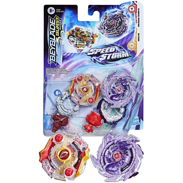 HASBRO Odax O6 & Kolossal Fafnir F6 Burst Surge Speedstorm Beyblade Dual Pack F2304