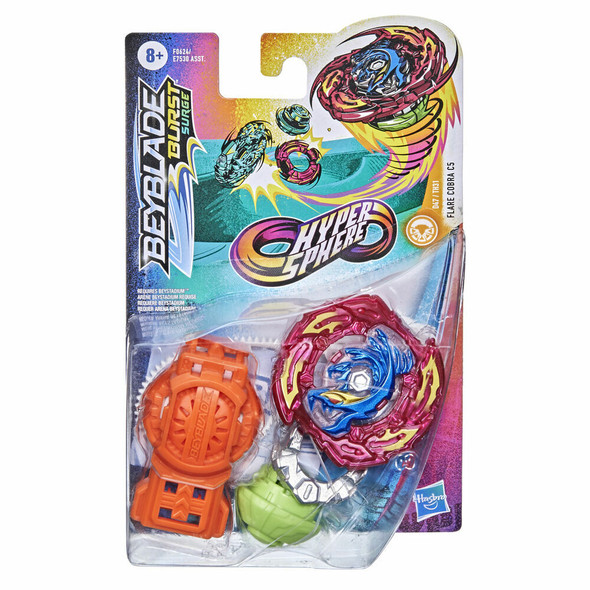 HASBRO Flare Cobra C5 Burst Surge HyperSphere Beyblade F0624