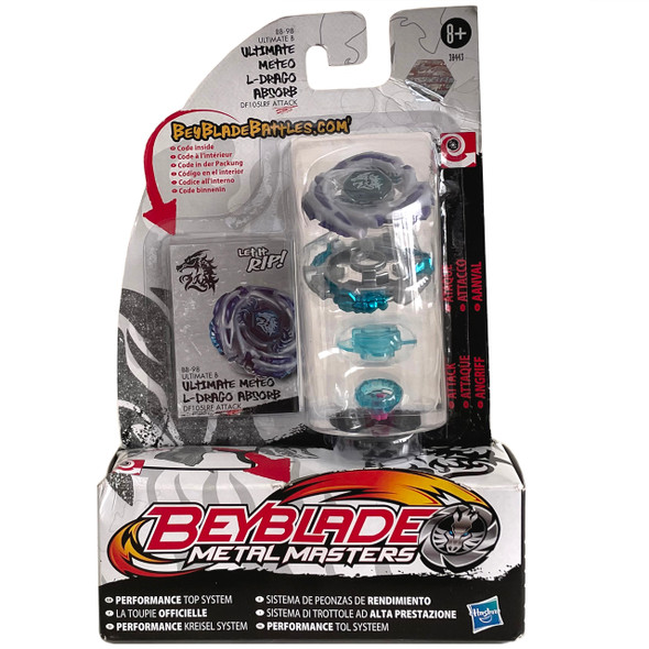 HASBRO Meteo L-Drago LW105LF Metal Masters Beyblade BB-88