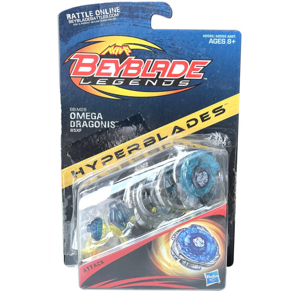 HASBRO Omega Draonis 85XF Metal Fury Legends Beyblade BB-M28