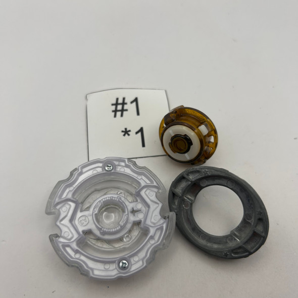 TAKARA TOMY Chaos Oval Gyro Burst Beyblade Triple Booster Set B-57 [USED]