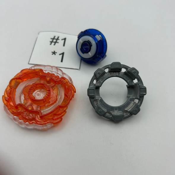 TAKARA TOMY Holy Horusood  Vertical Jaggy Burst Beyblade  Random Booster Volume 4 B-61 04 [USED]