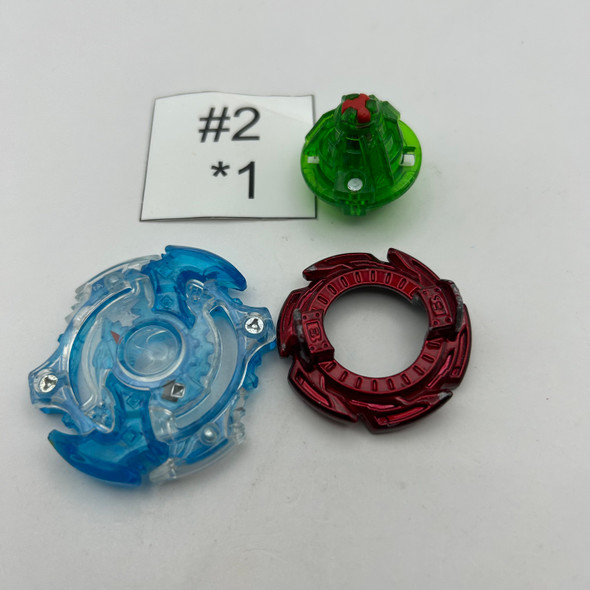 TAKARA TOMY Beyblade Storm Spriggan Boost Impact Burst Super Custom Set Heavy Ver. Burst Beyblade B-64 [USED]
