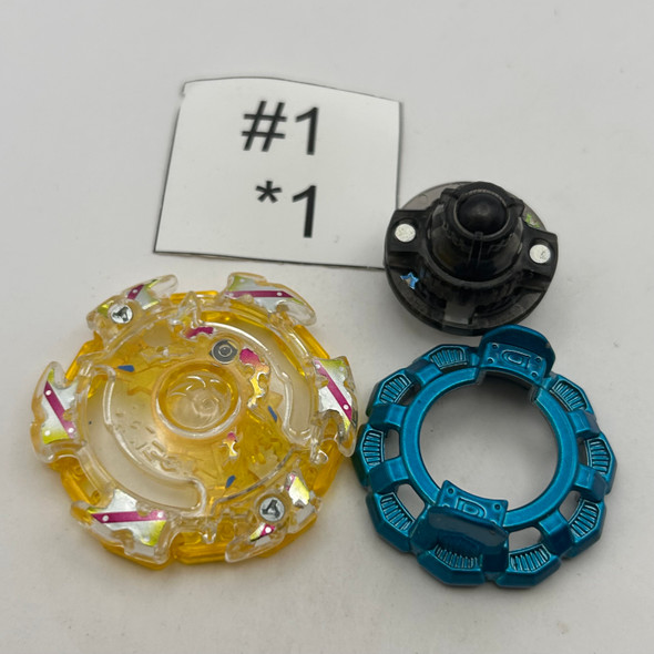 TAKARA TOMY Kaiser Kerbeus Down Orbit Super Custom Set Speed Ver. Burst Beyblade B-65 [USED]