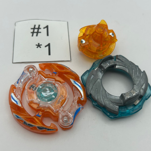 TAKARA TOMY Blaze Ragnaruk / Roktavor 4Cross Flugel Burst Beyblade B-75 [USED]