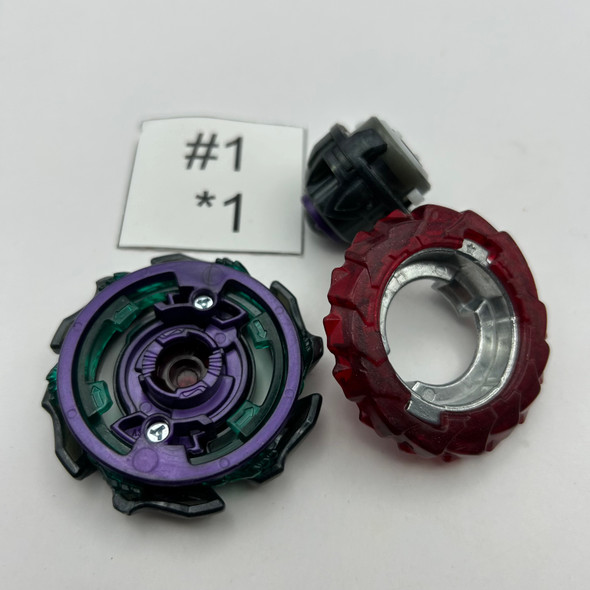 TAKARA TOMY Arc Bahamut / Balkesh 2Bump Atomic God Customize Set Burst Beyblade B-98 [USED]