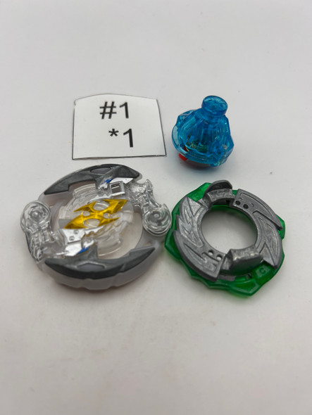 TAKARA TOMY Crash Ragnaruk 5Cross Volcanic' Burst Beyblade B-128 [USED]