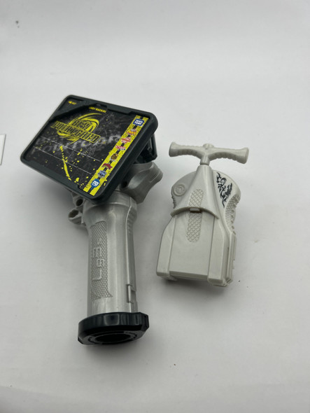 TAKARA TOMY Grey Launcher Grip BB-73 + Left Spin Launcher #6 [USED]