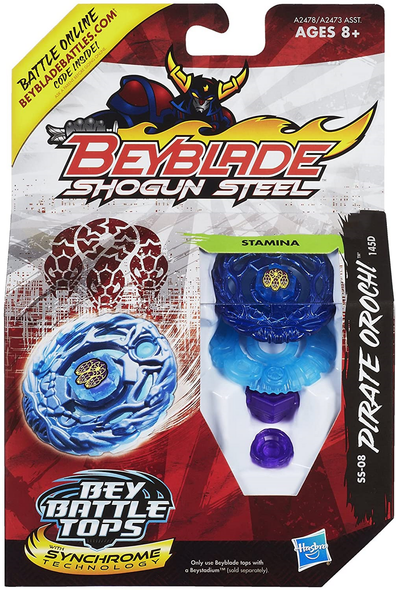 HASBRO Pirate Orochi / Orojya 145D Shogun Steel Zero-G Beyblade SS-08