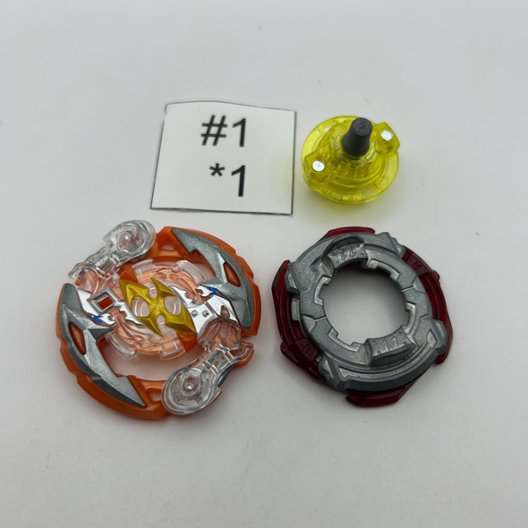 TAKARA TOMY Crash Ragnaruk / Roktavor 11Reach Wedge Burst Beyblade B-111 01 [USED]