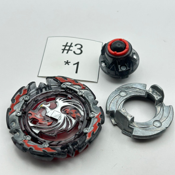 TAKARA TOMY Dead / Dread Phoenix 0 Atomic Burst Beyblade B-131 [USED]