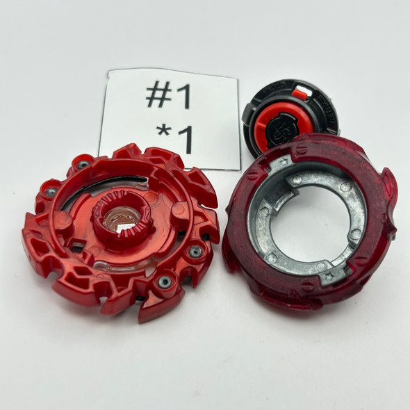 TAKARA TOMY Red Emperor Forneus 4Glaive Hunter' Burst Beyblade B-00 [USED]