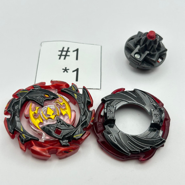 TAKARA TOMY Red Emperor Forneus 4Glaive Hunter' Burst Beyblade B-00 [USED]