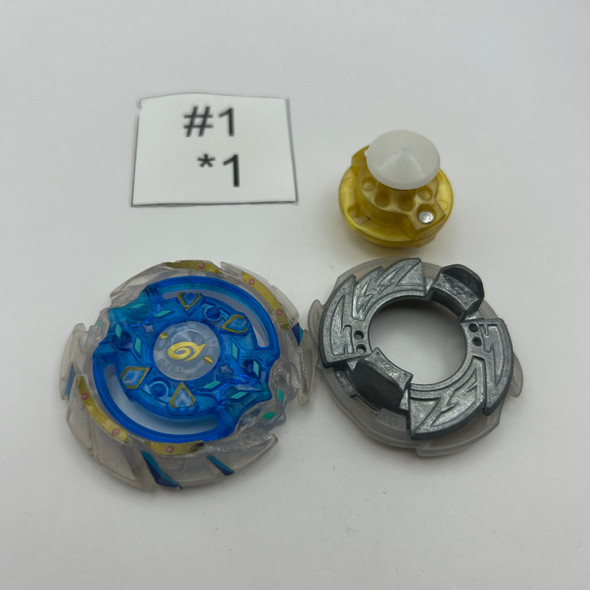 TAKARA TOMY Deep Chaos 6Flow Bearing God Customize Set Burst Beyblade B-98 [USED]