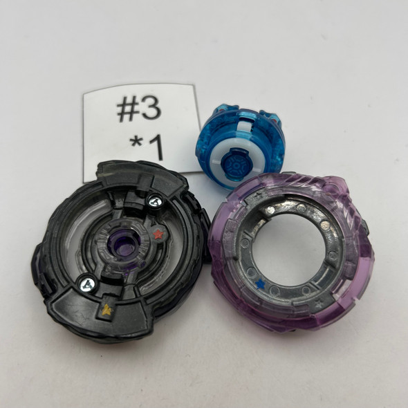 TAKARA TOMY Twin Nemesis / Noctemis 3Hit Ultimate Reboot Burst God Beyblade B-102 [USED]