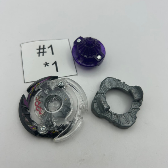 TAKARA TOMY Dark Deathscyther / Doomscizor Force Jaggy Burst Beyblade B-42 [USED]