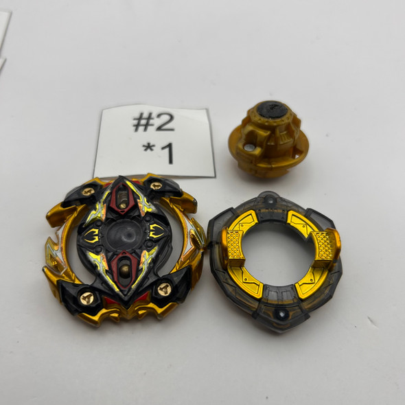 TAKARA TOMY Gold Zillion Zeus Magnum Variable WBBA Version Burst Beyblade B-00 [USED]