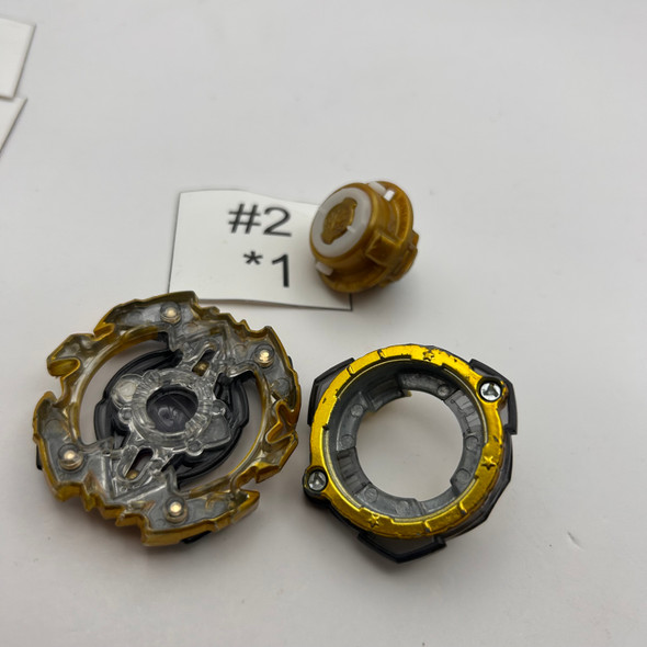 TAKARA TOMY Gold Zillion Zeus Magnum Variable WBBA Version Burst Beyblade B-00 [USED]
