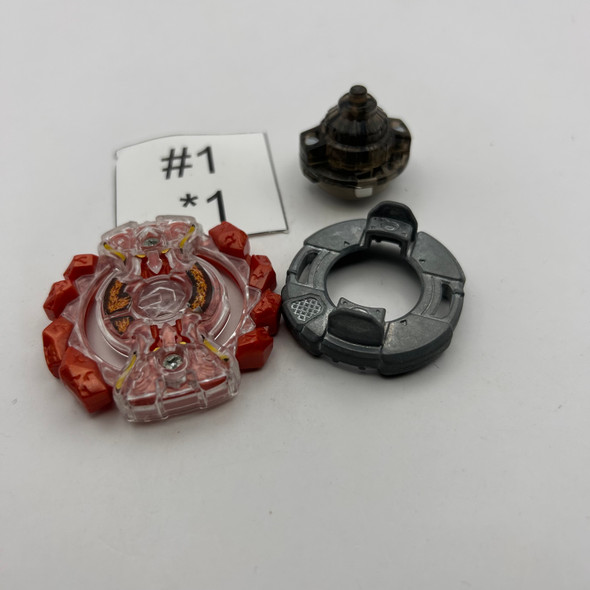 TAKARA TOMY Gigant Gaia Quarter Fusion Burst Beyblade Random Booster Vol. 5  B-67 01 [USED]
