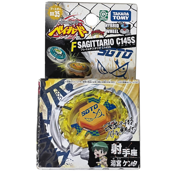 TAKARA TOMY Flame Sagittario C145S Metal Fusion Beyblade Booster BB-35