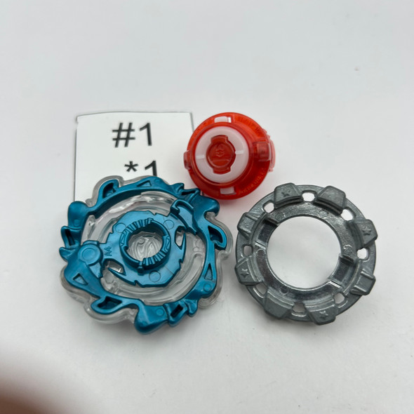 TAKARA TOMY Nova Neptune Vertical Trans Burst Beyblade Triple Booster Set B-57 [USED]