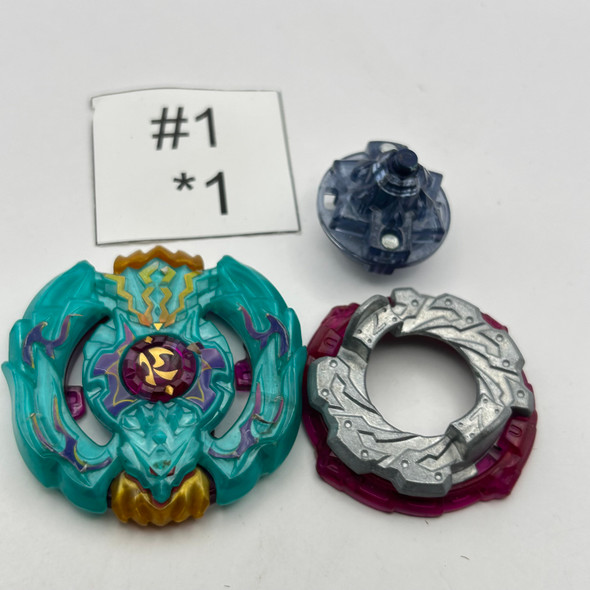 TAKARA TOMY Beat Kukulcan / Boom Khalzar 7Under Hunter Burst Beyblade B-101 01[USED]