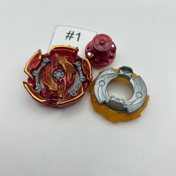 TAKARA TOMY Naked Longinus 0Turn Rise Sen Burst GT Beyblade B-156 04 [USED]