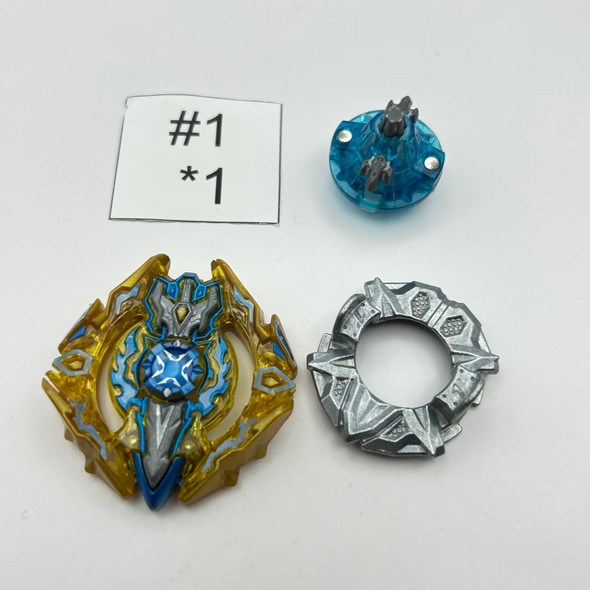 TAKARA TOMY Sieg Xcalibur Random Layer Collection Custom Combo Vol. 9 Burst Beyblade BG-09 01 [USED]