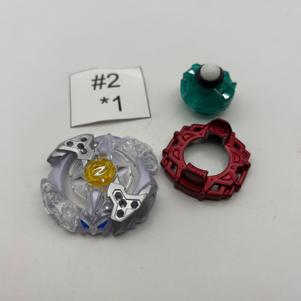 TAKARA TOMY Galaxy Zeus Random Layer Collection Vol. 9 Burst Beyblade BG-09 03 Custom Combo [USED]