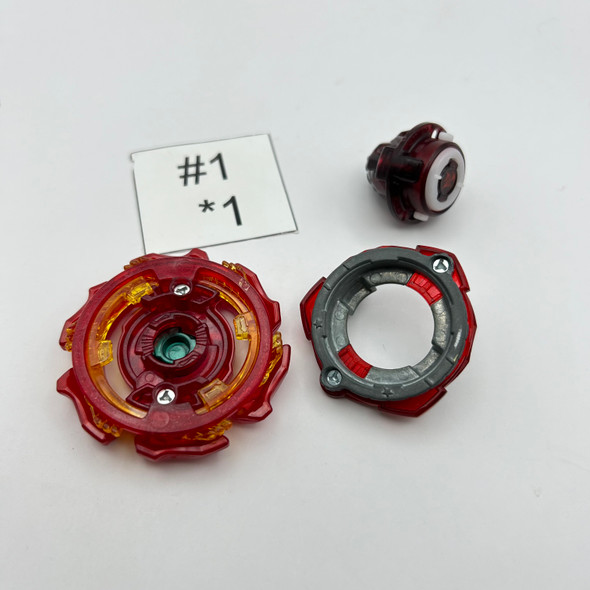 TAKARA TOMY Arc Bahamut Random Layer Collection Vol. 10 Burst Beyblade BG-10 03 Custom Combo [USED]