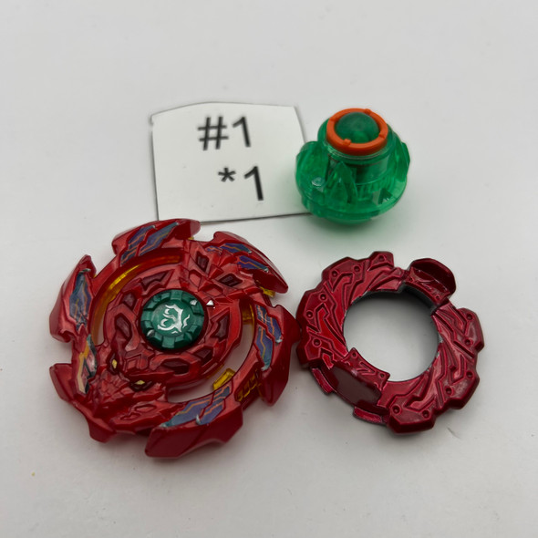 TAKARA TOMY Arc Bahamut Random Layer Collection Vol. 10 Burst Beyblade BG-10 03 Custom Combo [USED]